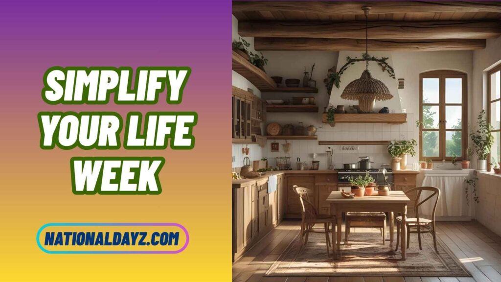 Fun Facts about Simplify Your Life Week