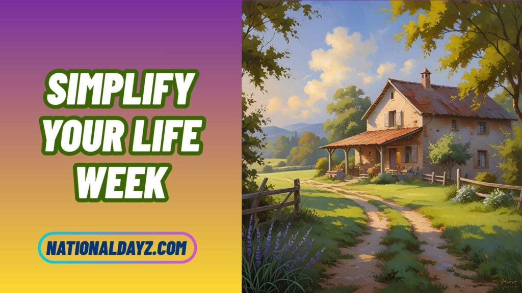 simplify your life week